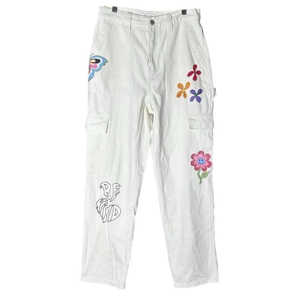 PacSun Optimism Graphic Cargo Skate Pants. Size 27